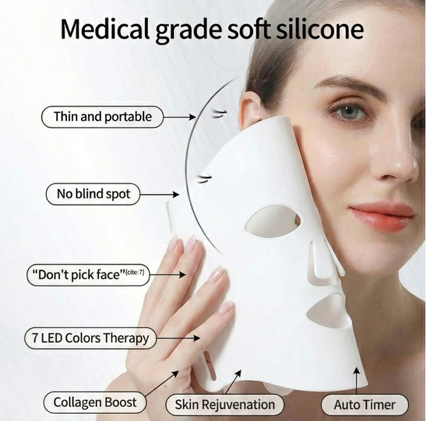 Aliviagen™ Elyse - Red Light Face Mask