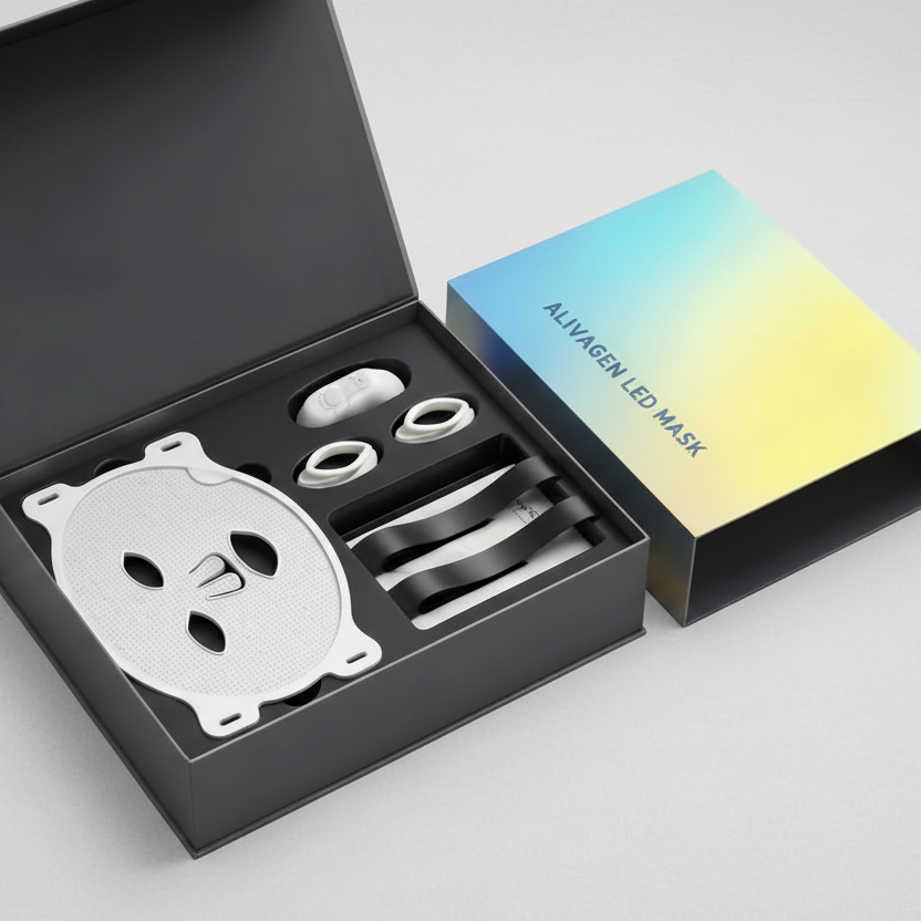 Aliviagen Elyse – Maschera LED in Silicone (Anti-Age & Acne)